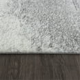thumbnail image 3 of Pasargad Home Paris Shag Collection Power-Loomed Ivory/Grey Area Rug- 8' x 10', For Indoor Space and all Age of Group, 3 of 6