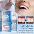 thumbnail image 4 of White Moldable Particles for Temporary Tooth Repair, 30ml Reusable Non-Toxic Smile Restoration Solution, 4 of 5