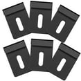 thumbnail image 6 of Hemoton 6Pcs Wall Mount Mirror Glass Clamp Bathroom Mirror Clips Glass Clip Shelf Support Brackets Holders, 6 of 8