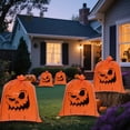 thumbnail image 5 of Vivcore Halloween Yard Storage Bags Large Plastic Bags For Decor Outdoor Holiday Decor Garbage Bags Heavy Duty Pumpkin Leaf Bags For Lawn Garden Parties, 5 of 5