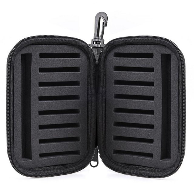 16pcs Spinner Baits Señuelos de cuchara de lentejuelas de metal con estuche de transporte de EVA de carcasa dura Sywqhk Para Estrenar