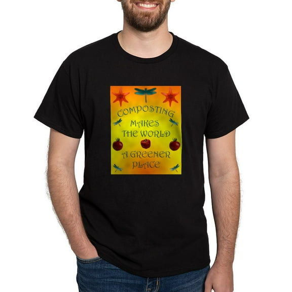 CafePress - Composting Dark T Shirt - Men's Classic Graphic Cotton T-Shirt