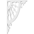 thumbnail image 3 of 5/8"W X 6"D X 10"H Wagon Wheel Architectural Grade PVC Bracket, 3 of 11