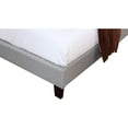thumbnail image 5 of King Size Bed Upholstered Gray Victorian Style, Nailhead Trim Platform Bed, Bedroom Furniture, 5 of 7