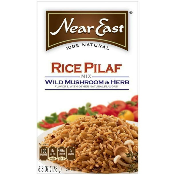 Near East Wild Mushroom & Herb Rice Pilaf Mix 6.3 Oz (Pack of 12