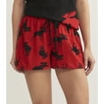 thumbnail image 1 of Little Blue House Shorts de Pyjama pour Femmes, Moose On Red, 1 of 4