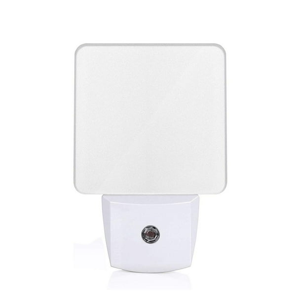Balery White Luz Nocturna LED con Sensor Automático, Enchufe con Sensor Crepuscular, Luz Suave de 0.5W para Dormitorio, Pasillo, Baño-EU