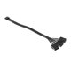 thumbnail image 5 of Cable de extensión de 3x8 pines Pci- pines Pci-E 5,0 12Vhpwr, Cable con funda, conector extensor de 30cm para RTX 4090/4080, Cable de, 5 of 9