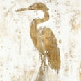 thumbnail image 2 of Goldberger, Jennifer 26x26 White Modern Wood Framed Museum Art Print Titled - Gilded Heron II, 2 of 4