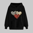 thumbnail image 2 of WJHWSX Womens Hoodies,Black Hoodie,Stretch Fabric,Breathable,Polyester,Black,L(US:8), 2 of 6