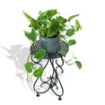 thumbnail image 2 of Soporte para plantas NAKUPE de metal de 17 cm de alto para macetas de 1 a 28 cm, color negro, 2 of 8
