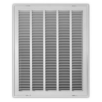 20 in. x 25 in. Steel Return Air Filter Grille in White