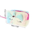 thumbnail image 3 of Bolsa de maquillaje portátil de dibujos animados para mujeres de Unique Bargains para viajes, vacaciones y camping, color amarillo, rosa, azul, 3 of 3