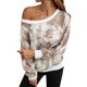 thumbnail image 1 of Gibobby Sudaderas para mujer oferta Suéter de Navidad para mujer cuello redondo manga larga suéter de Navidad casual para Navidad simple(Caqui,M), 1 of 5