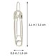 thumbnail image 2 of KAKOWELY 12Ud Accesorios Para Mujer Clips Metálicos Seguros Con Resistente Y, 2 of 8