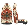 thumbnail image 4 of XMXT 2Pcs Car Seat Cover Decor Protector, Classic Persian Tattoos Bucket Auto Front Seats Covers Fits for Cars SUVs Trucks, Universal Fit, 4 of 9
