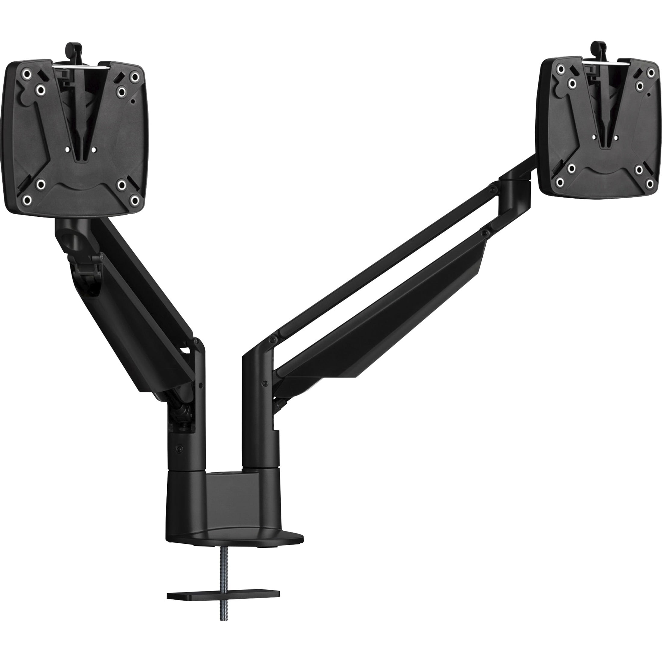 Novus CLU Duo Monitor Arm Set, Easy Alignment for Side-By-Side Viewing, 3-in-1 Mount, Fast Installation, Black