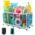 thumbnail image 1 of Yescom Bac de Rangement pour Piscine en Maille de 274 Gallons Chariot Roulant avec Couverture en Maille de Remplacement, 1 of 10