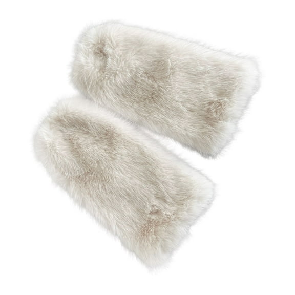 Women Fashionable Soft Plush Leg Warmers Winter Warm Furry Boot Toppers Long Socks for Themed Parties and Everyday Use