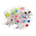 thumbnail image 2 of 50 Pieces Eyeglass Chain Ends, Adjustable Rubber Ends Connectors for Eye Glasses White, 2 of 8