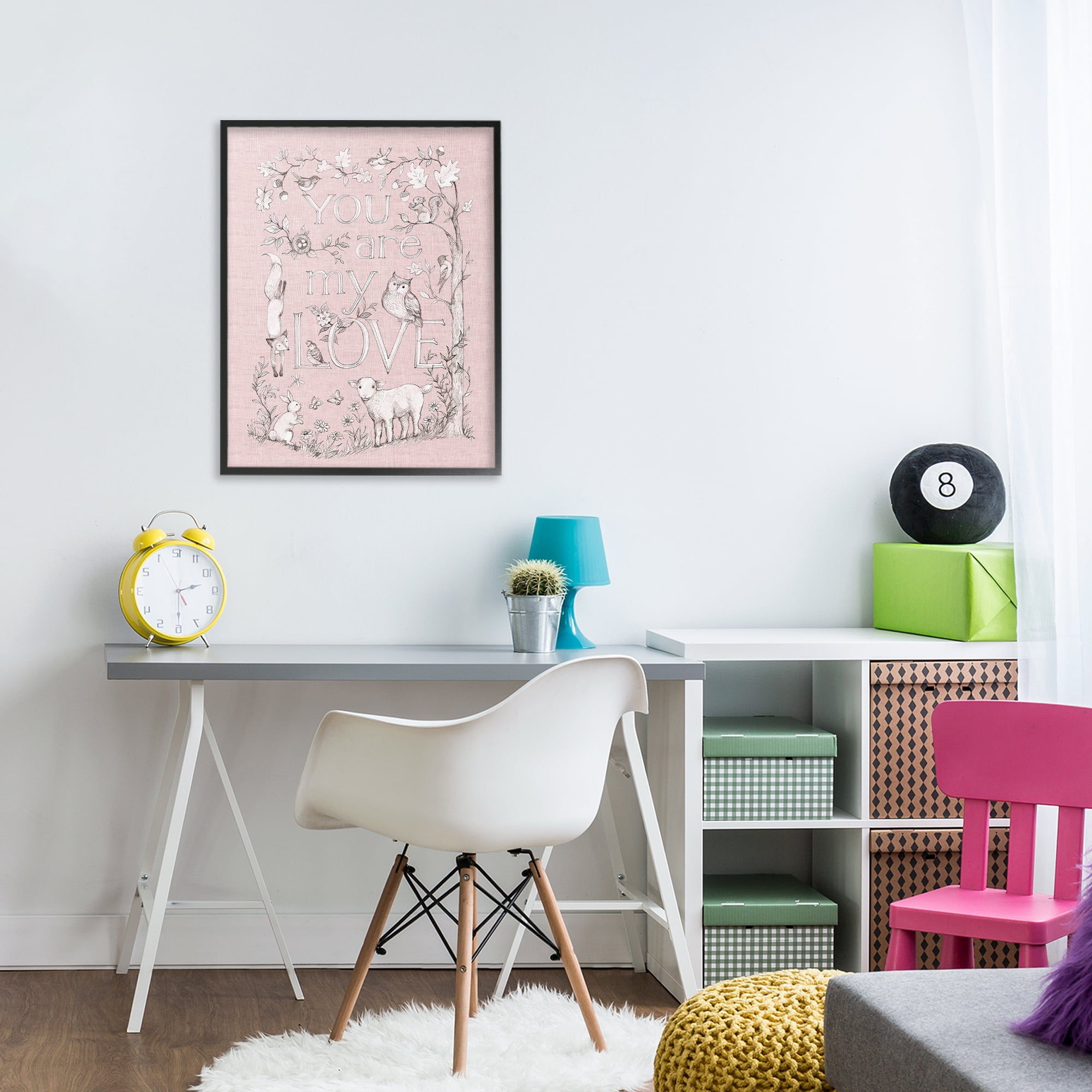 Stupell Industries You Are My Love Black Framed Giclee Art, design by Susan Winget