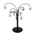 thumbnail image 1 of Ornament Tree Display Stand Metal Halloween Christmas Wire Hanger 10 Inch Black, 1 of 11