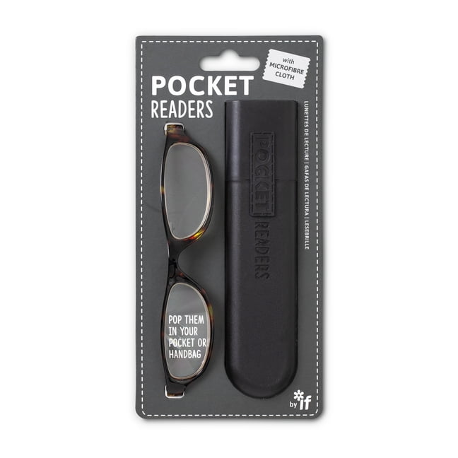 Pocket Readers Tortoiseshell +2.5 Slim Reading Glasses