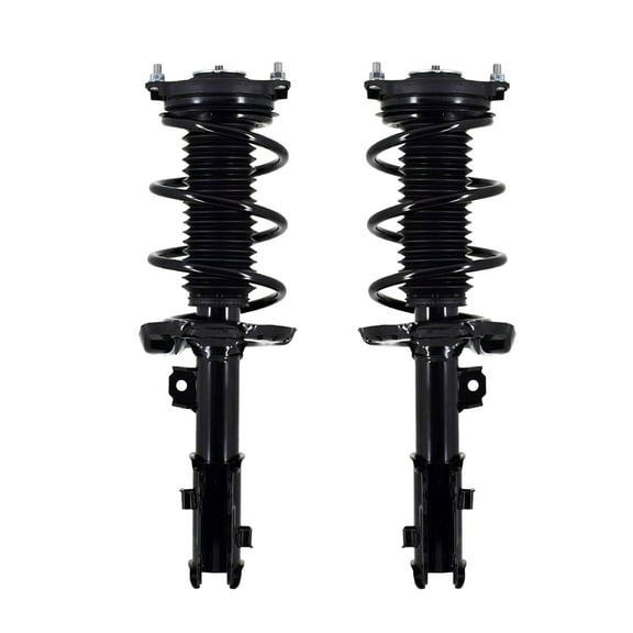 Pair 2 Front L-R Quick Complete Strut-Coil Spring For 2017-2020 Hyundai Elantra USA Built