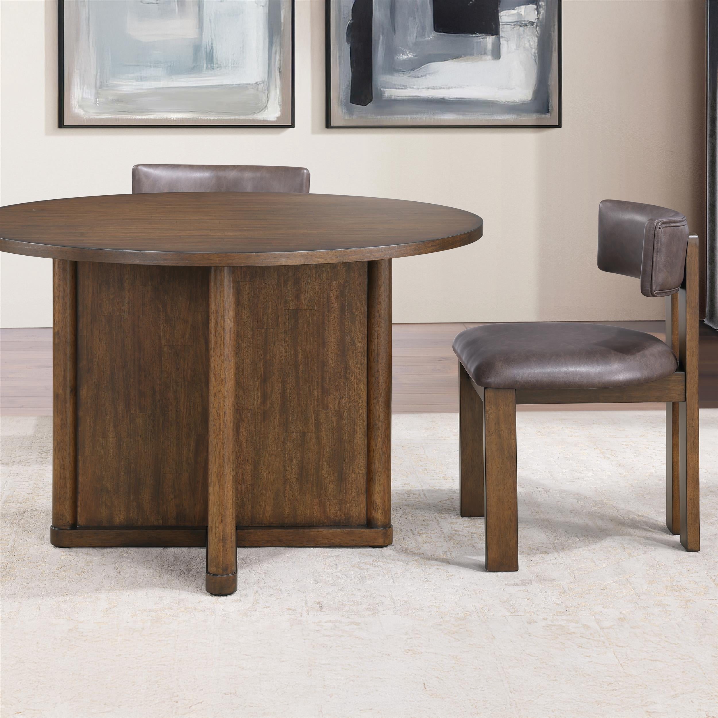 Steve Silver Cambridge Dining Table in Brown