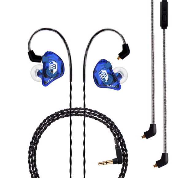 Auriculares intraurales BASN Bsinger Pro Clear Blue