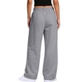 thumbnail image 4 of GUACER No Boundarie Cotton Linen Pants for Women, High Waisted Wide Leg Trousers with Button Closure & Pockets Work Pants, 4 of 6