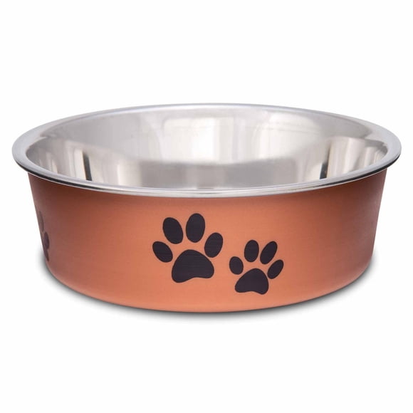 Cuenco Metálico Loving Pets Cobre Bella Pequeño