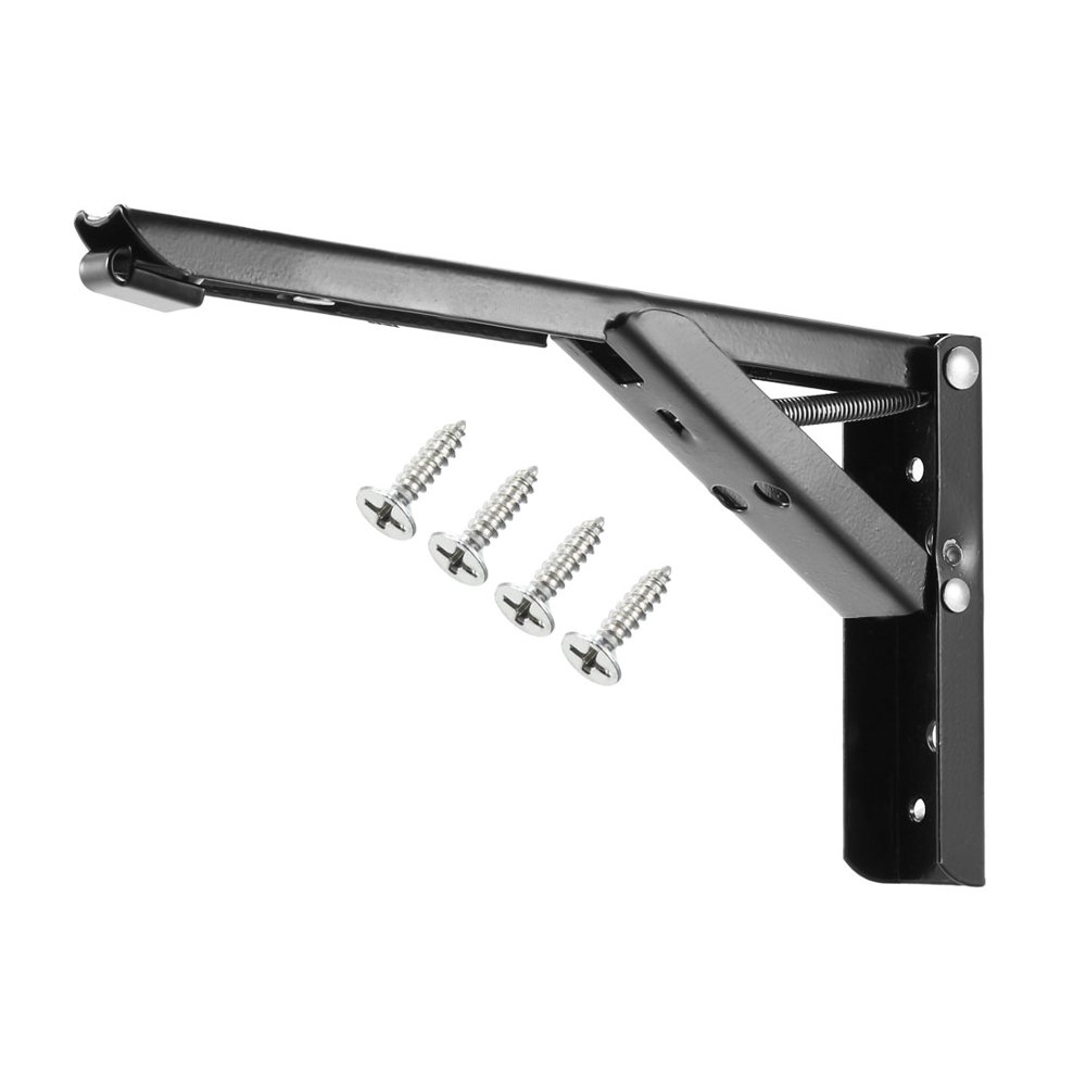 Folding Bracket 8 inch 197mm for Shelves Table Desk Wall Mounted Support Collapsible Long