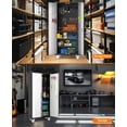 thumbnail image 7 of 72" H Metal Storage Cabinet with Wheels, Garage Storage Cabinet with Adjustable Shelves and 2 Doors for Garage Home Office Utility Room, 7 of 7