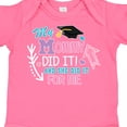 thumbnail image 4 of Inktastic My Mommy Did It and She Did It for Me with Graduation Cap Girls Baby Bodysuit, 4 of 5