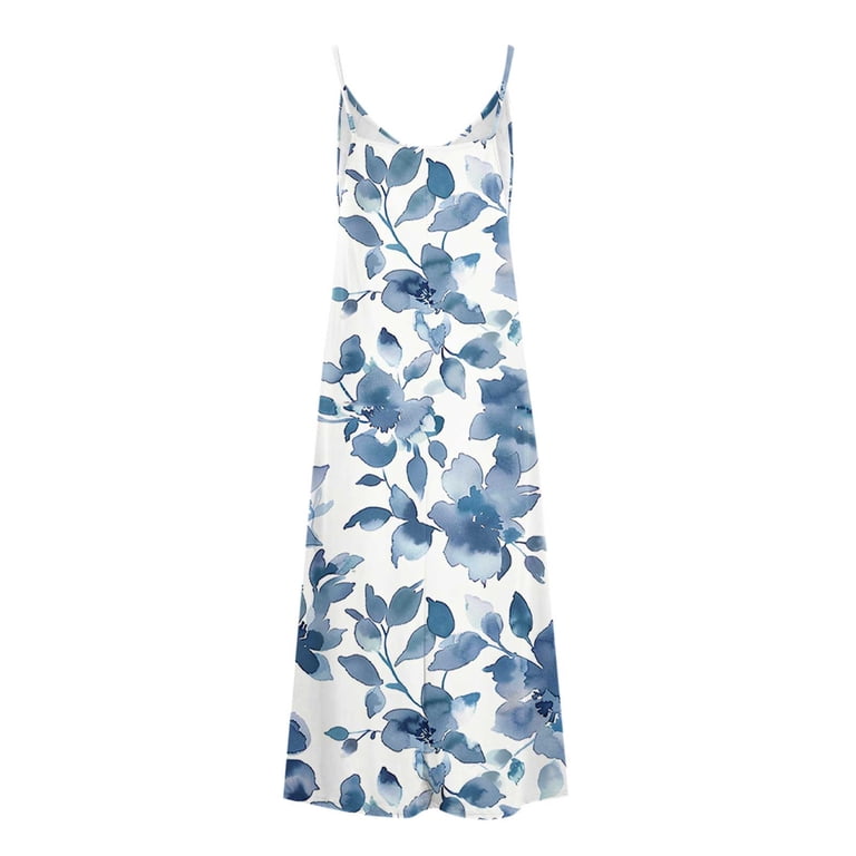 alexa linen maxi shirt dress Alexa Cotton Midi Shirt Dress-Blue, Decorative Blossom