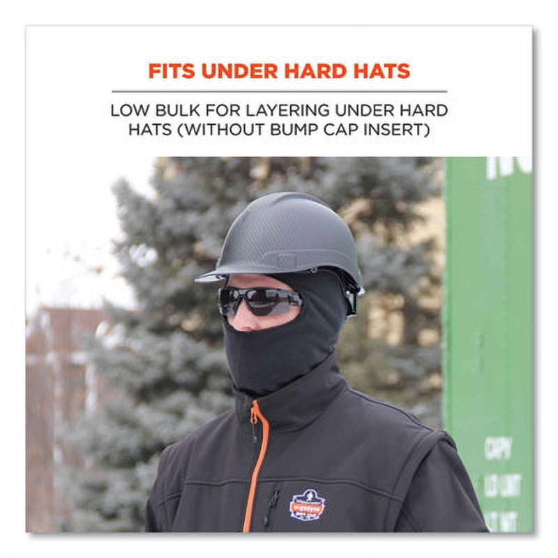 N-Ferno 16894 Zippered Balaclava Face Mask, Black