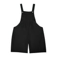thumbnail image 3 of LUOGENLI Girls Jumpsuits Girls Summer Sleeveless Casual Romper Spaghetti Strap Shorts Jumpsuit with Pockets Girls Rompers Size 6-7 3 Pack Rompers for Girls Size 14-16 Black 6-7 Years, 3 of 9