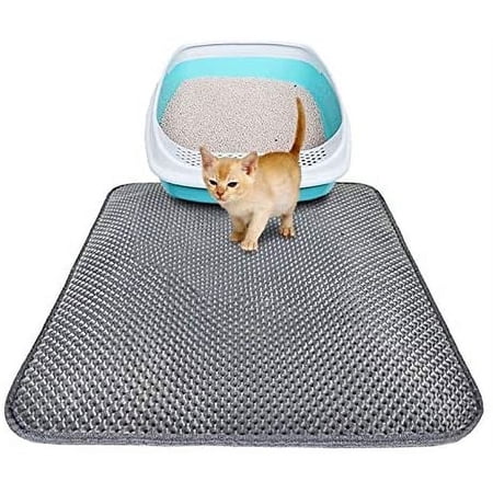 Litter Box Mat For Litter Boxes, Cat Litter Mat Underlays, Honeycomb ...