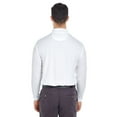 thumbnail image 2 of UltraClub 8210LS Mesh Pique Polo White 4X-Large, 2 of 3