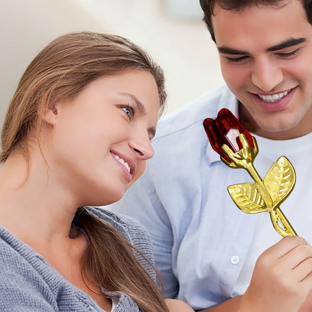 Eternal For Your Mini Crystal Flower With Crystal Roses Wedding Feng Shui Decoration Room Gift