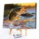 thumbnail image 2 of Cuadros Decorativos Pintura de lienzo de animales por números Kit de dibujo pintado a mano al óleo decoración de la habitación del hogar Tmvgtek embutido en tela, 2 of 9