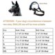 thumbnail image 4 of Dlm Head Strap Dog Muzzle Prevent From Taking Off By Paws For Small, Medium And Large Dogs S Black, 4 of 4
