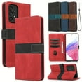 thumbnail image 2 of Luxury Wallet Cards Slot Flip PU Leather Phone Case For Samsung Galaxy S23 S22 S21 Plus Note 10 20 Ultra 4G 5G Magnetic Cover, 2 of 5