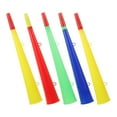 thumbnail image 2 of Aloha 5pcs Stadium Horn Plastic Trumpet Noisemakers for Sporting Events Graduation Games Sports Mixed Color, 2 of 7