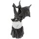 thumbnail image 4 of Estatua de dragón de Halloween, escultura de animales de resina de escritorio con bola iluminada, 4 of 6