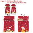 thumbnail image 1 of Bolsa de regalo de Dragee de caramelo de Navidad, caja de embalaje de Chocolate de Papá Noel, suministros de decoración de fiesta de año nuevo 2023, 5/10/20 piezas, 2024, 1 of 4