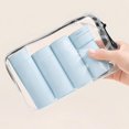 thumbnail image 5 of KRYVN 5-Pack Travel Toiletry Bottles Set, TSA Approved Leak Proof Silicone Liquid Containers with Clear Bag, 100ml/80ml/50ml Refillable Dispensers for Shampoo Conditioner Lotion, 5 of 12