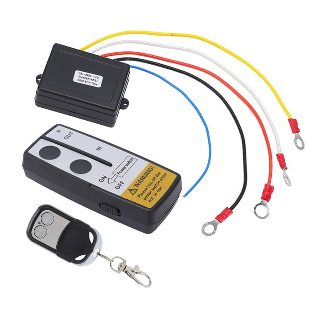 Récepteur de Treuil, Kit de Commande de Treuil RC 75 Pieds Contrôle Distance Longue Durée de Vie ABS Caoutchouc pour Bateau