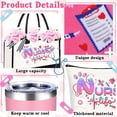 thumbnail image 4 of Nurse Gifts for Women Nurses Graduation Week 2026 Gift Set Nurse Funny Practitioner Appreciation Gifts for Women Gift Box for Nurses Canvas Tote Bag Cosmetic Bag Socks Wine Cup Keychain Bracelets, 4 of 7